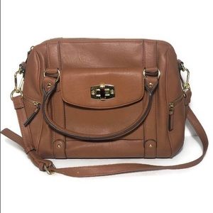 Merona Cognac Handbag NWT